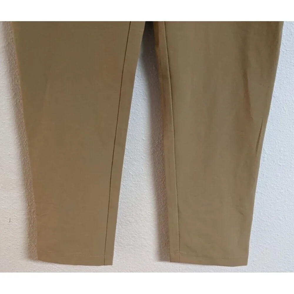 NEW~Kid's COLUMBIA OMNI-SHIELD Nylon Stretch Khaki Belted Long Pants Youths LG
